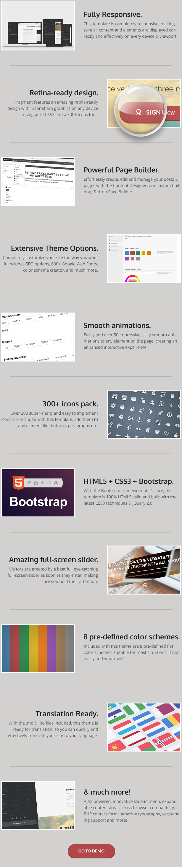 Fragment - Responsive One Page WordPress Theme - 1